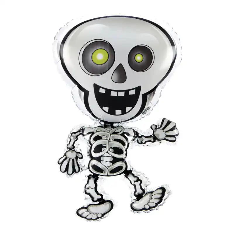 Globo de aluminio Esqueleto feliz Halloween 47x81 cm - Narosa Sweet Party Barcelona