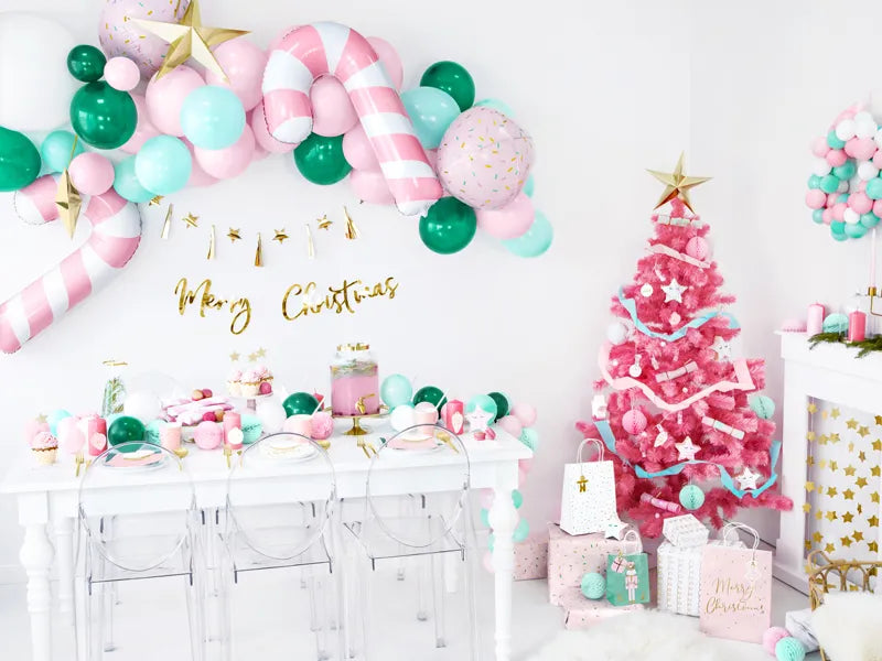 Candy Cane Foil Balloon, 50x82 cm Pink or Red