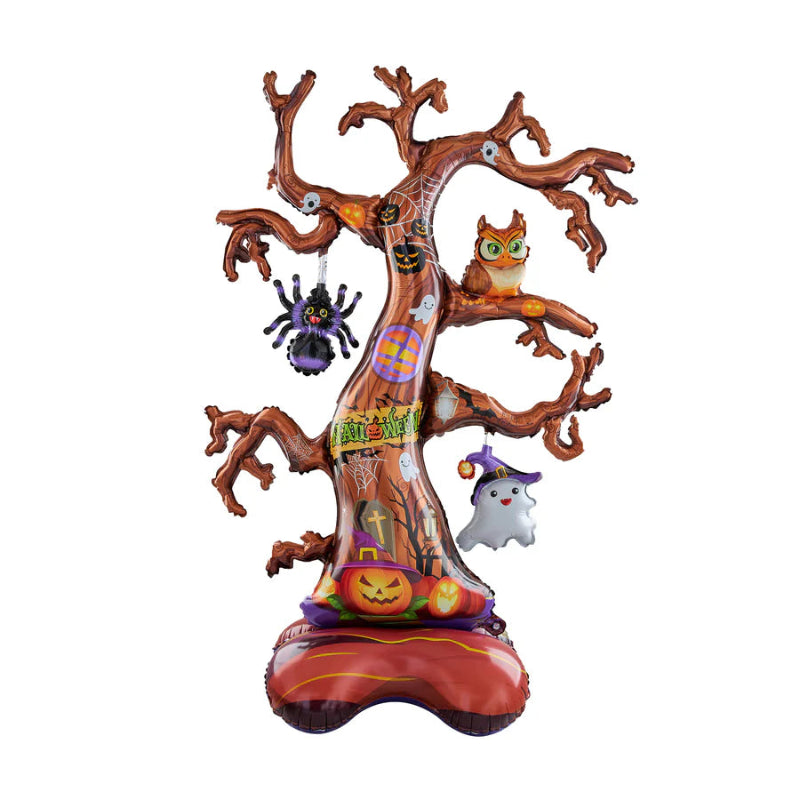 Globo foil de pie Árbol para Halloween