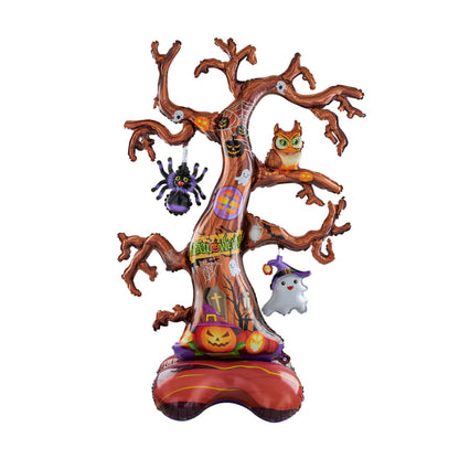 Globo foil de pie Árbol para Halloween