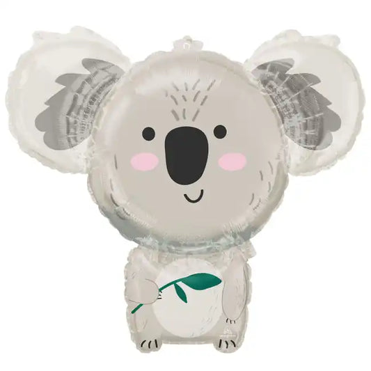 Detalle del globo koala 71x63 cm para fiestas