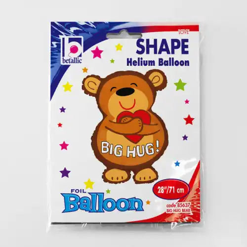 Globo Aluminio Oso Big Hug 71 cm – Decoración Infantil - Narosa Sweet Party Barcelona