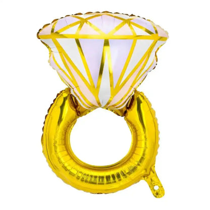 Globo de forma de anillo de compromiso para novios
