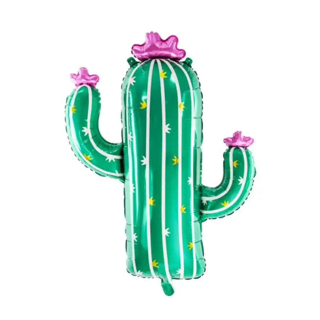 Globo de Aluminio Cactus 60x82 cm – Verde Brillante - Narosa Sweet Party Barcelona