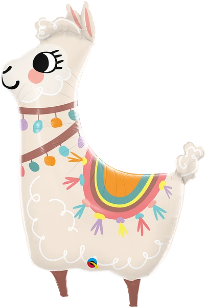 Adorable Llama Foil Balloon