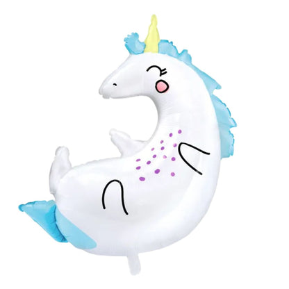 Globo de Aluminio Unicornio 70x75 cm – Fantasía y Color