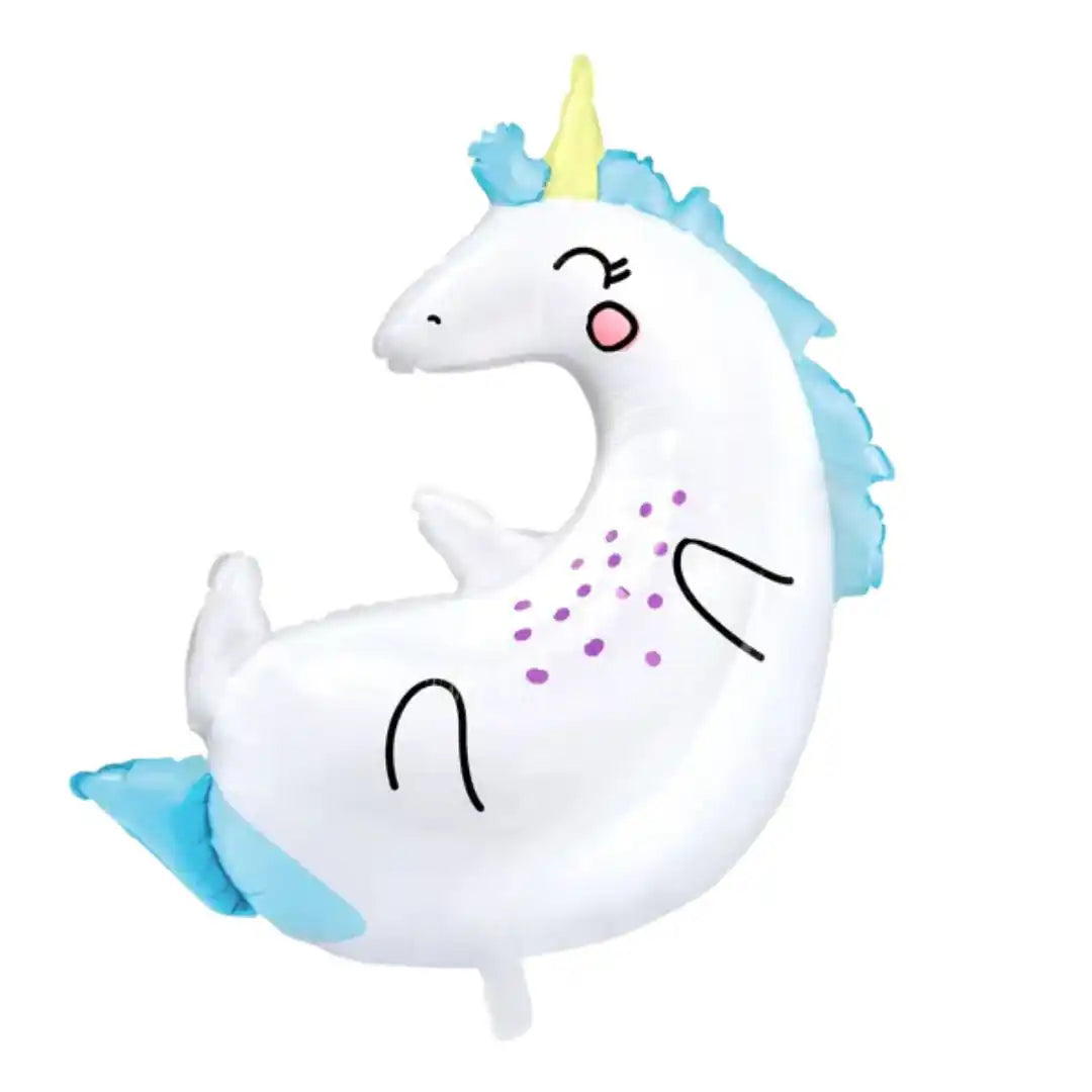 Globo de Aluminio Unicornio 70x75 cm – Fantasía y Color - Narosa Sweet Party Barcelona
