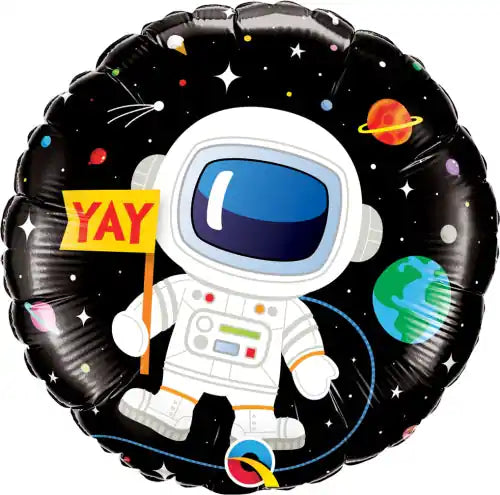 Globo de Foil 18" Astronauta Cumpleaños Espacial - Narosa Sweet Party Barcelona