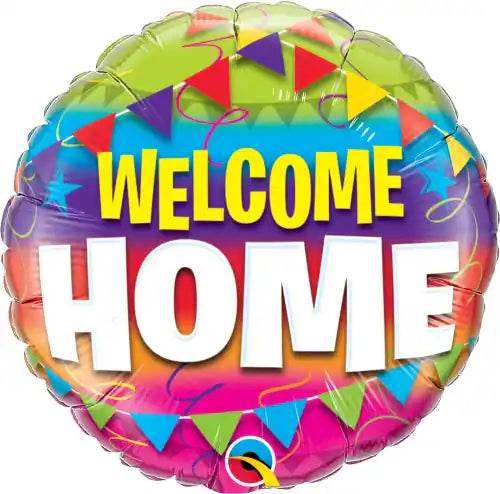 Globo de Foil 18" Banderines Bienvenida a Casa - Narosa Sweet Party Barcelona