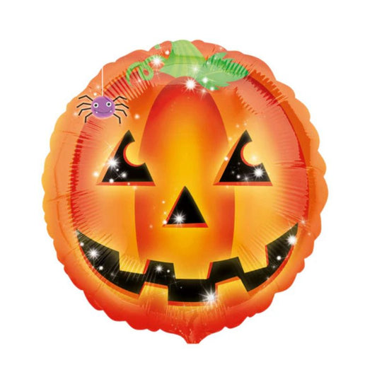 Globo de aluminio Calabaza Halloween 45 cm