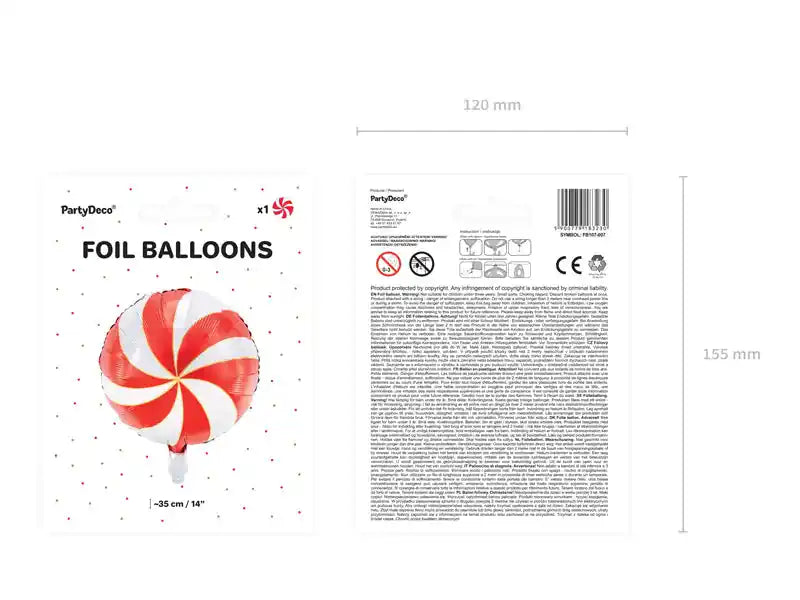 Globo de aluminio mate Candy 35 cm. Múltiples colores - Narosa Sweet Party Barcelona