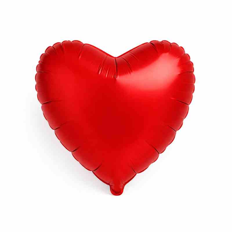 Globo Corazón 45 cm - Apto  Helio o Aire - Personalizable