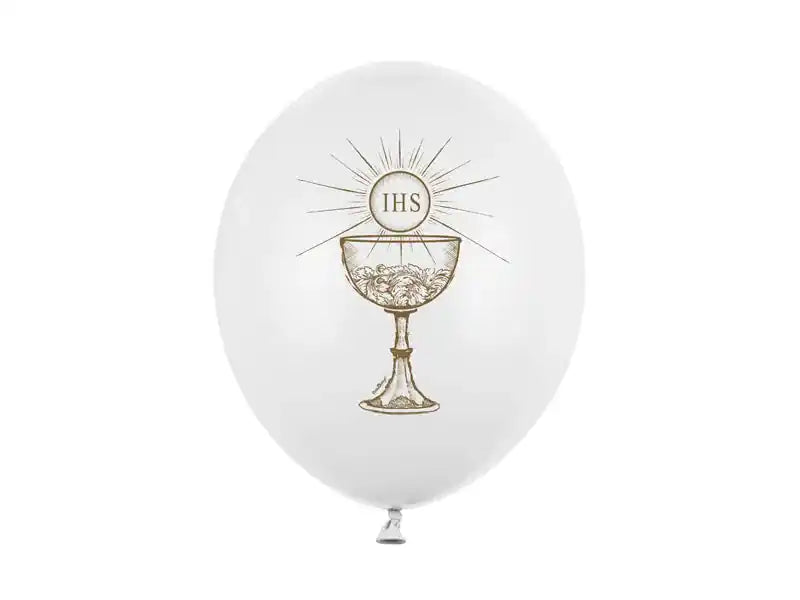Globos Biodegradable IHS Blanco Pastel - Narosa Sweet Party Barcelona