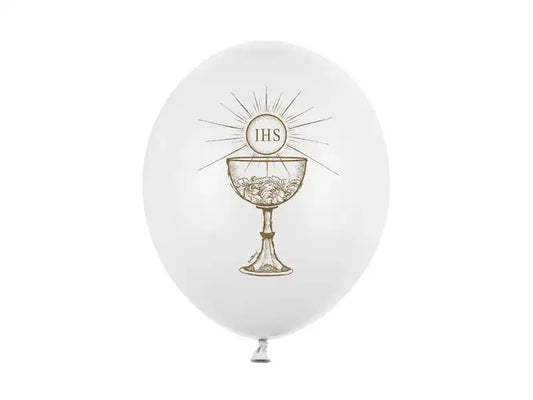 Globos Biodegradable IHS Blanco Pastel - Narosa Sweet Party Barcelona