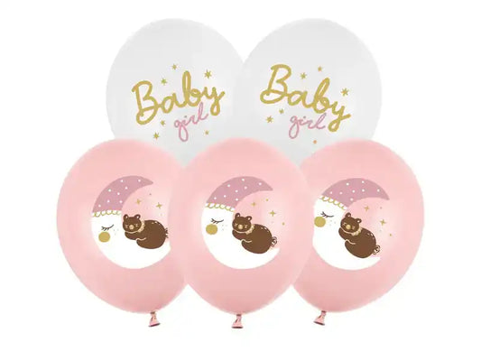 Globos Biodegradables Bebé Niña Mix