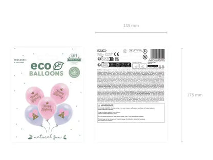 Globos Biodegradables Happy Birthday Rosa - Narosa Sweet Party Barcelona