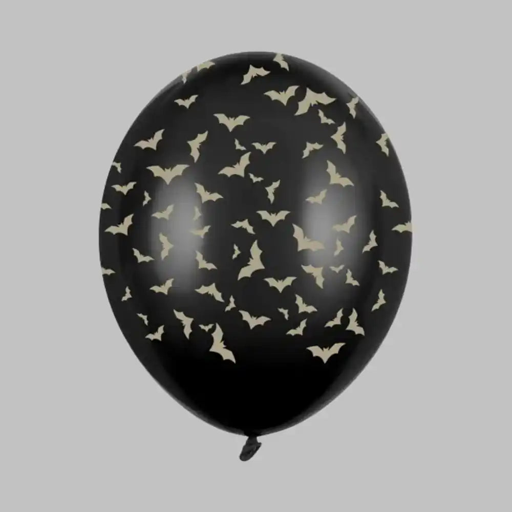 Globos Biodegradables Murciélagos Negro Pastel 30 cm. - Narosa Sweet Party Barcelona