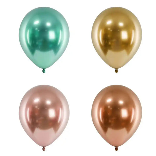 Globos Brillantes Surtidos 30 cm - Narosa Sweet Party Barcelona