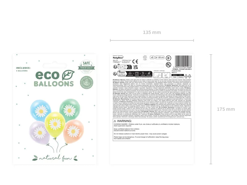 Globos biodegradables 30 cm - Daisy Mix