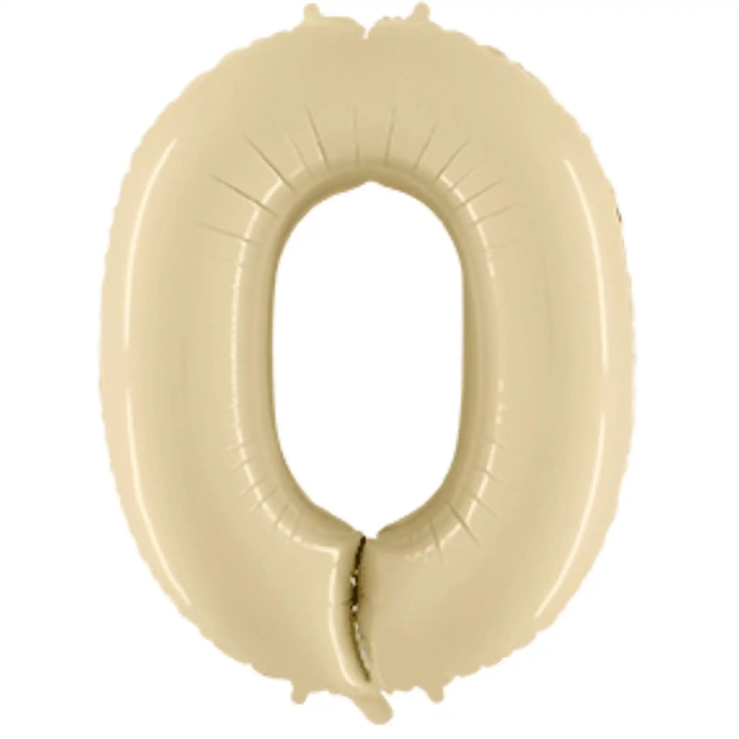 Globus Foil Número Color Crema de 42" o 102cm