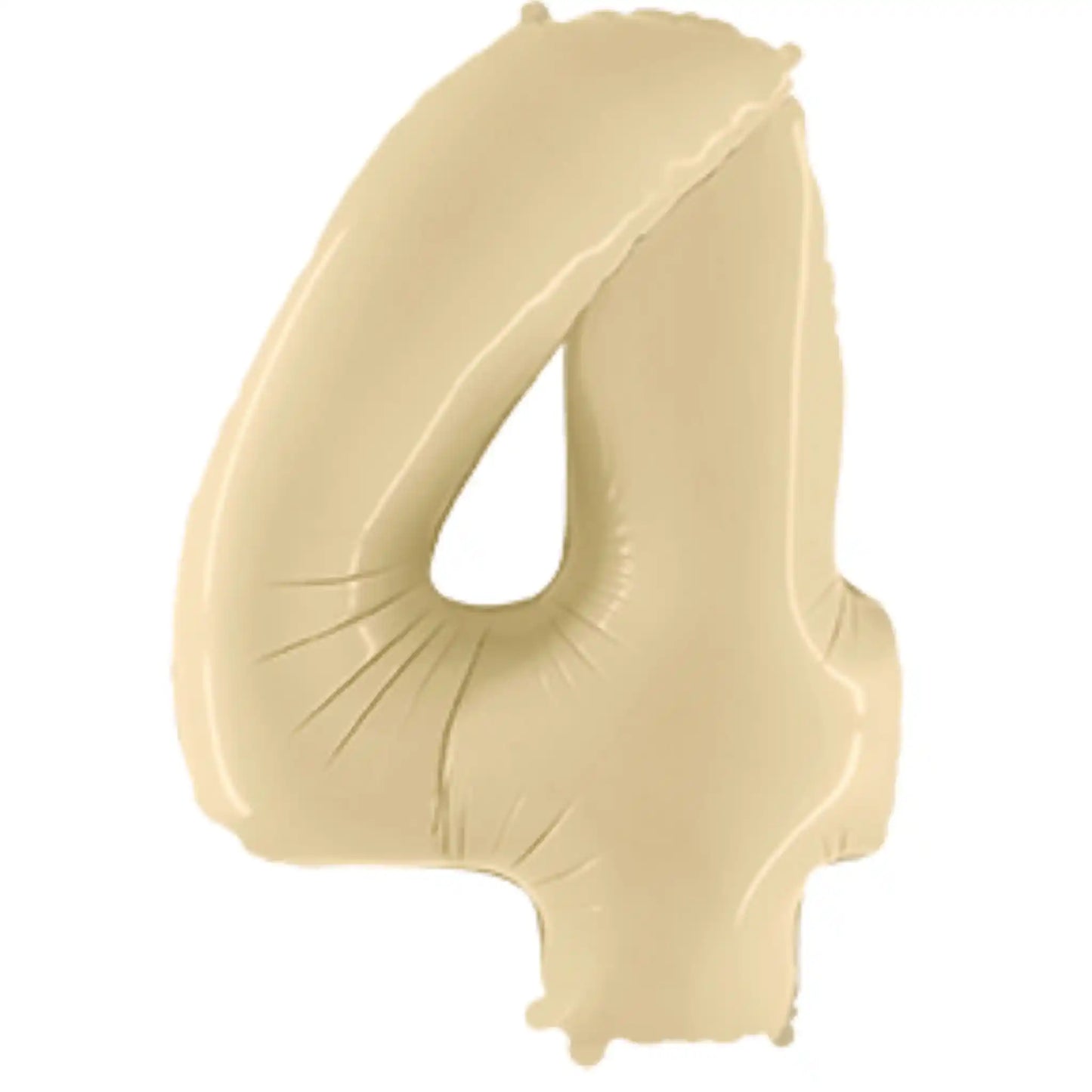 Globus Foil Número Color Crema de 42" o 102cm