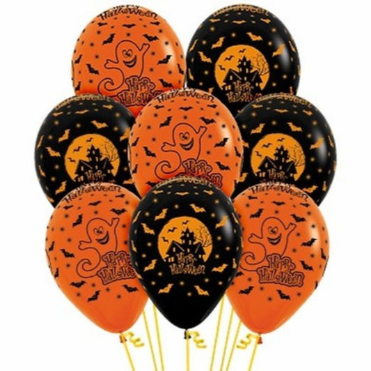 Globos negro noche biodegradables 30 cm