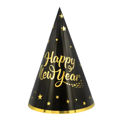 Gorros de Fiesta Happy New Year - 6 Piezas - Narosa Sweet Party Barcelona