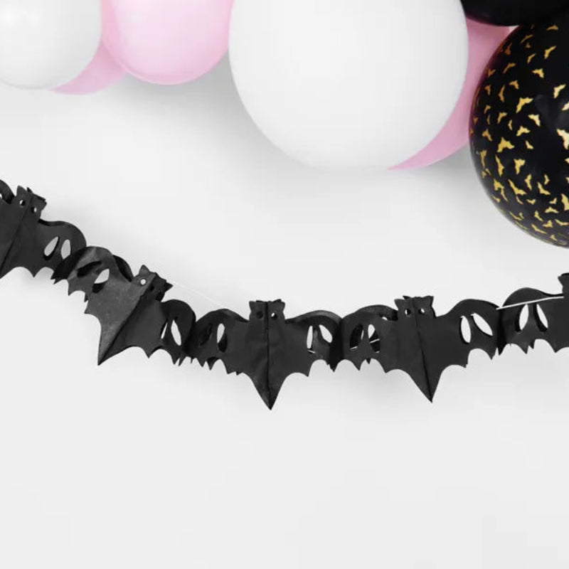Pancarta negra para decorar fiestas de Halloween