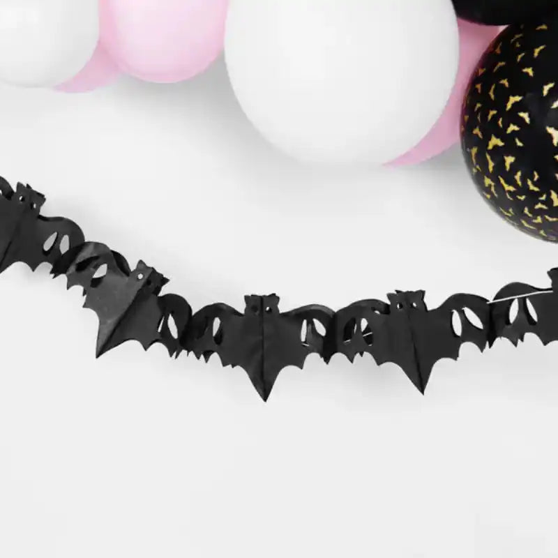 Pancarta negra para decorar fiestas de Halloween