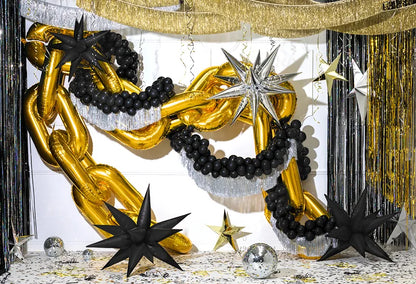 Gold Chain Foil Balloon Garland