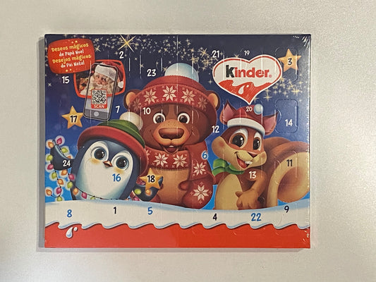 Calendario Adviento Kinder Papa Noel o Reno