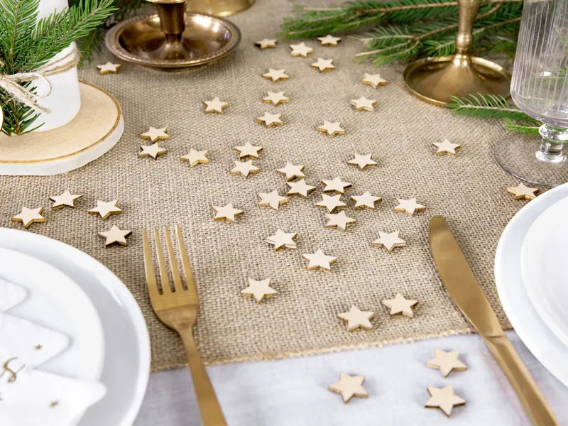 Wooden Star Confetti