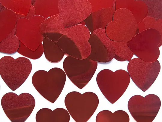 Red Hearts Confetti