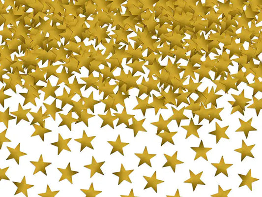 Confeti d'Estrelles Daurades de 1 cm.