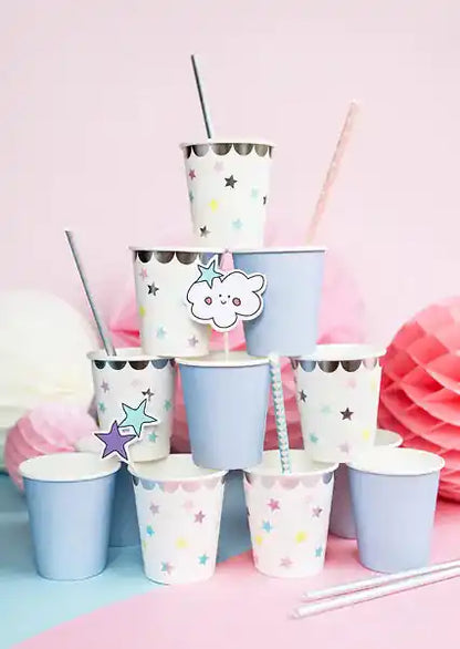 Vasos Unicornio y Estrellas - Narosa Sweet Party Barcelona