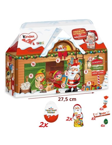 Calendario Adviento Kinder Casita 3D