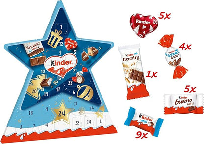 Estrella Kinder con 24 dulces sorpresas