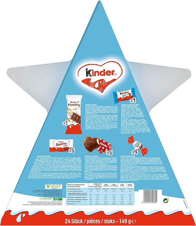 Calendario Adviento Kinder Estrella