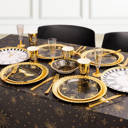 Mantel desechable impermeable Fin de Año 1.40×2.20 m