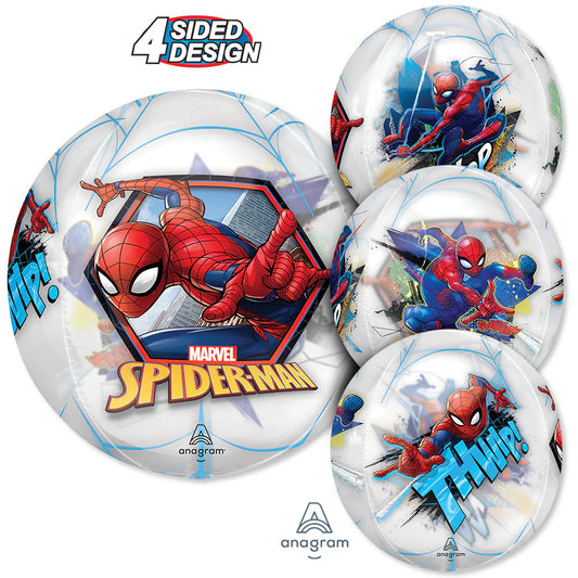 Globo Orbz Spiderman 16″.