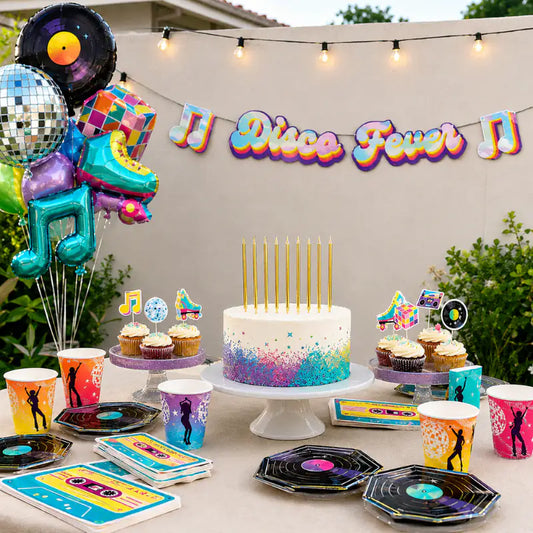 Pack Retro Cumpleaños — Decoración temática - Narosa Sweet Party Barcelona