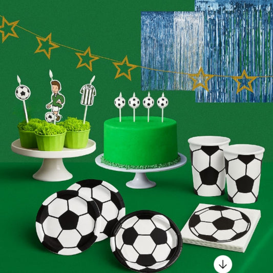 Pack de fiesta cumpleaños temático futbol