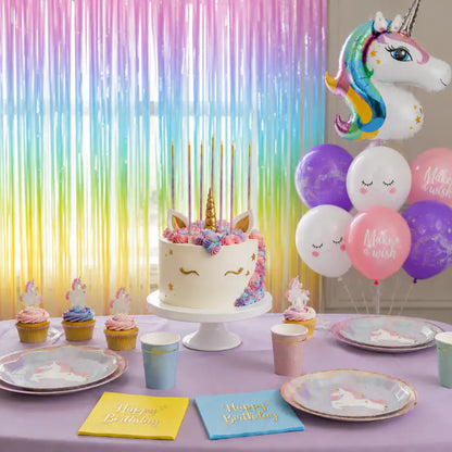 Pack Fiesta Unicornio – Decoración y Menaje Cumpleaños - Narosa Sweet Party Barcelona