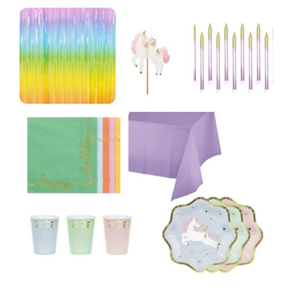 Pack Festa Unicorn – Decoració i Parament Aniversari