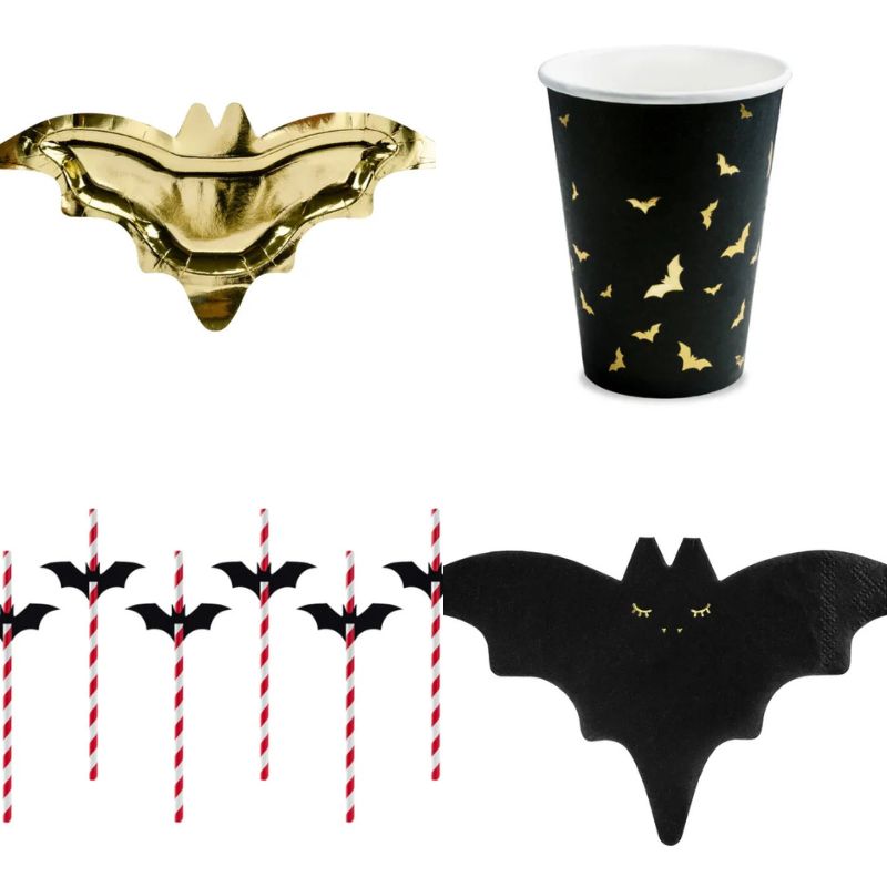 Decoración de Halloween infantil temática murciélago