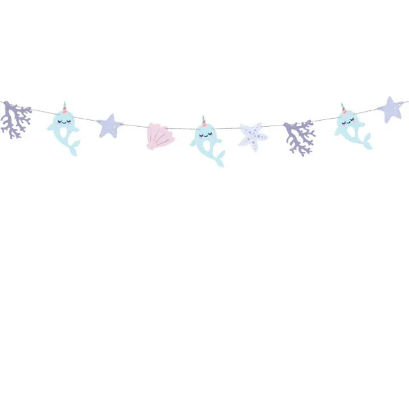 Pack Fiesta Cumpleaños Narval – Decoración Completa