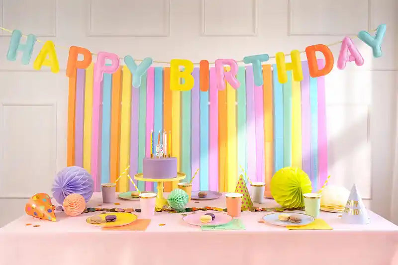 Felt Banner, Happy Birthday 3m 