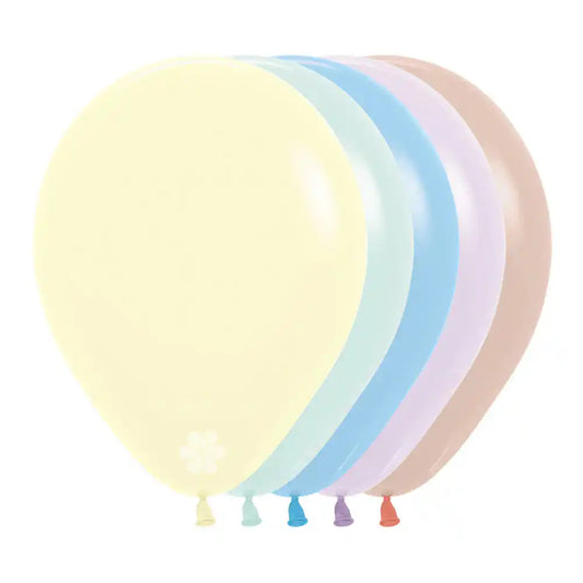 Globo Látex R5/13cm Pastel Mate - Unidad o Pack de 100 - Narosa Sweet Party Barcelona