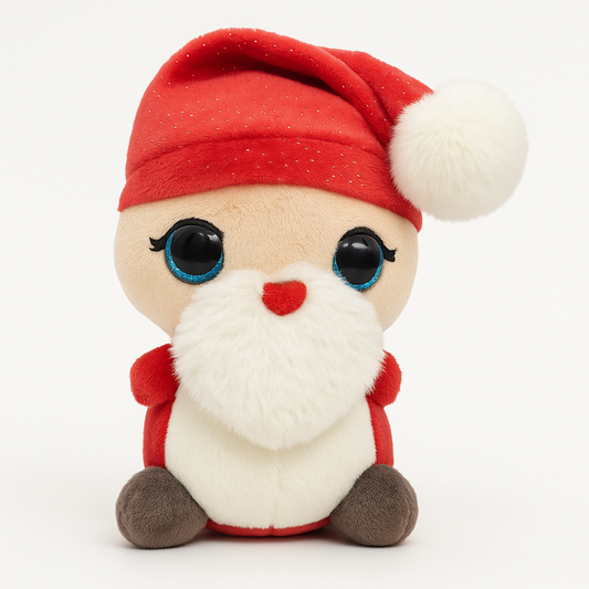 Peluche de Santa Claus con barba blanca 15 cm