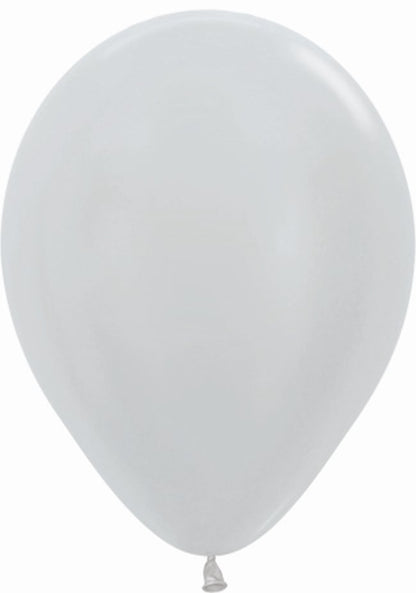 Globo Látex R5 Satinado Perlado 13 cm - Unidad o Pack de 100